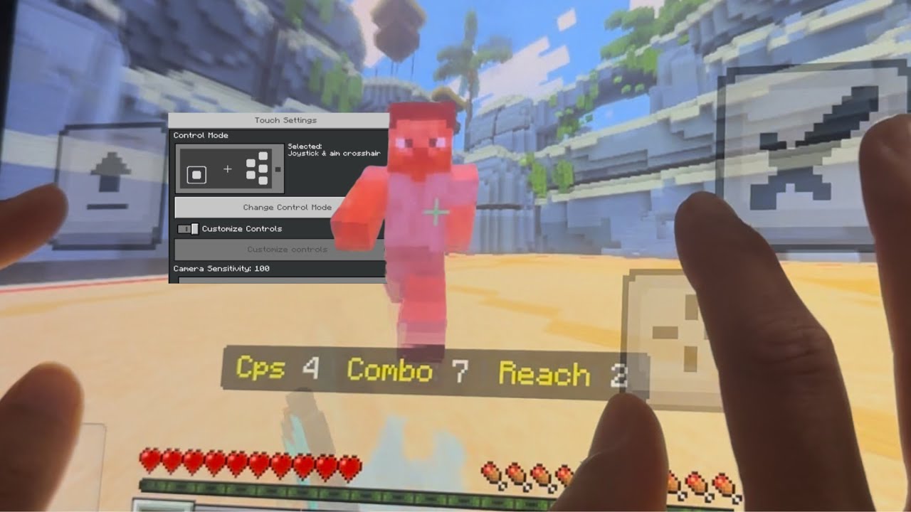 كيف تصير محترف pvp في ماين كرافت الجوال mcpe cubecraft 