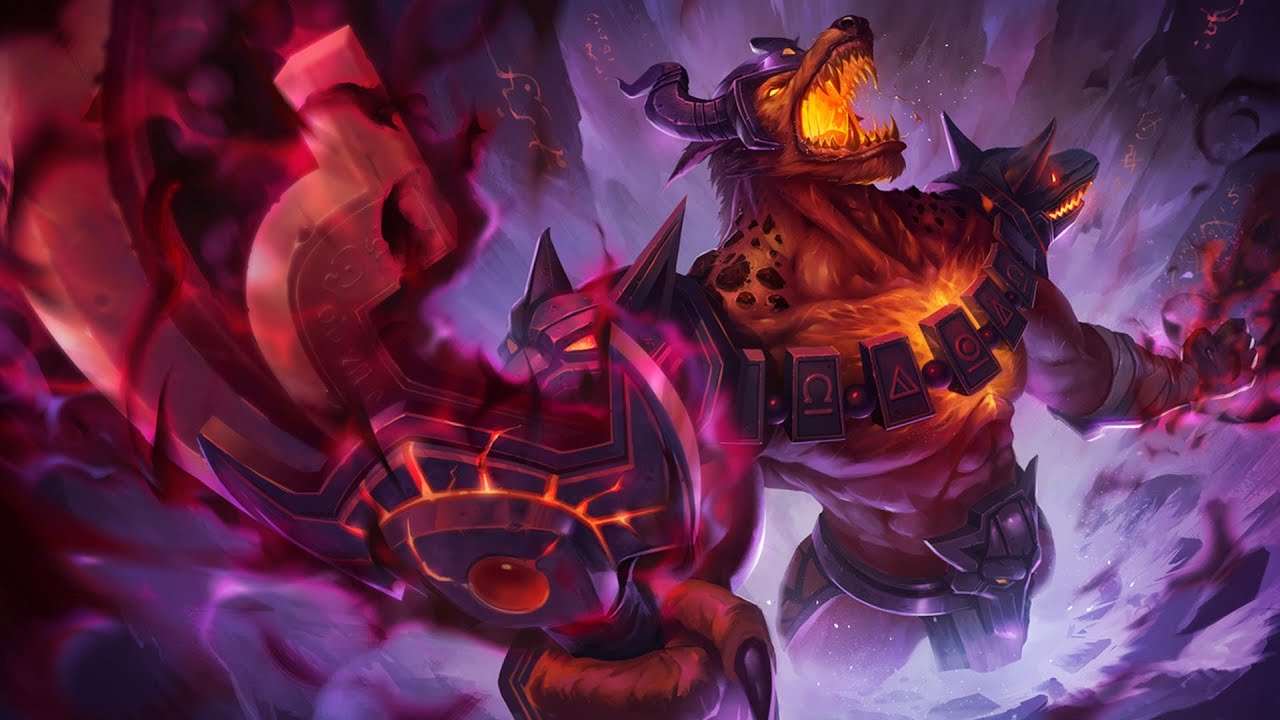 Infernal Nasus Skin - League of Legends