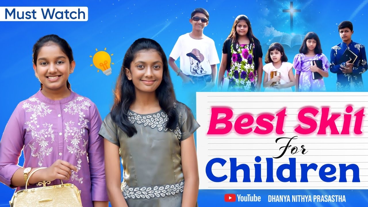 Best Skit for Children || Must watch || Dhanya, Nithya, Prasastha & Cousins