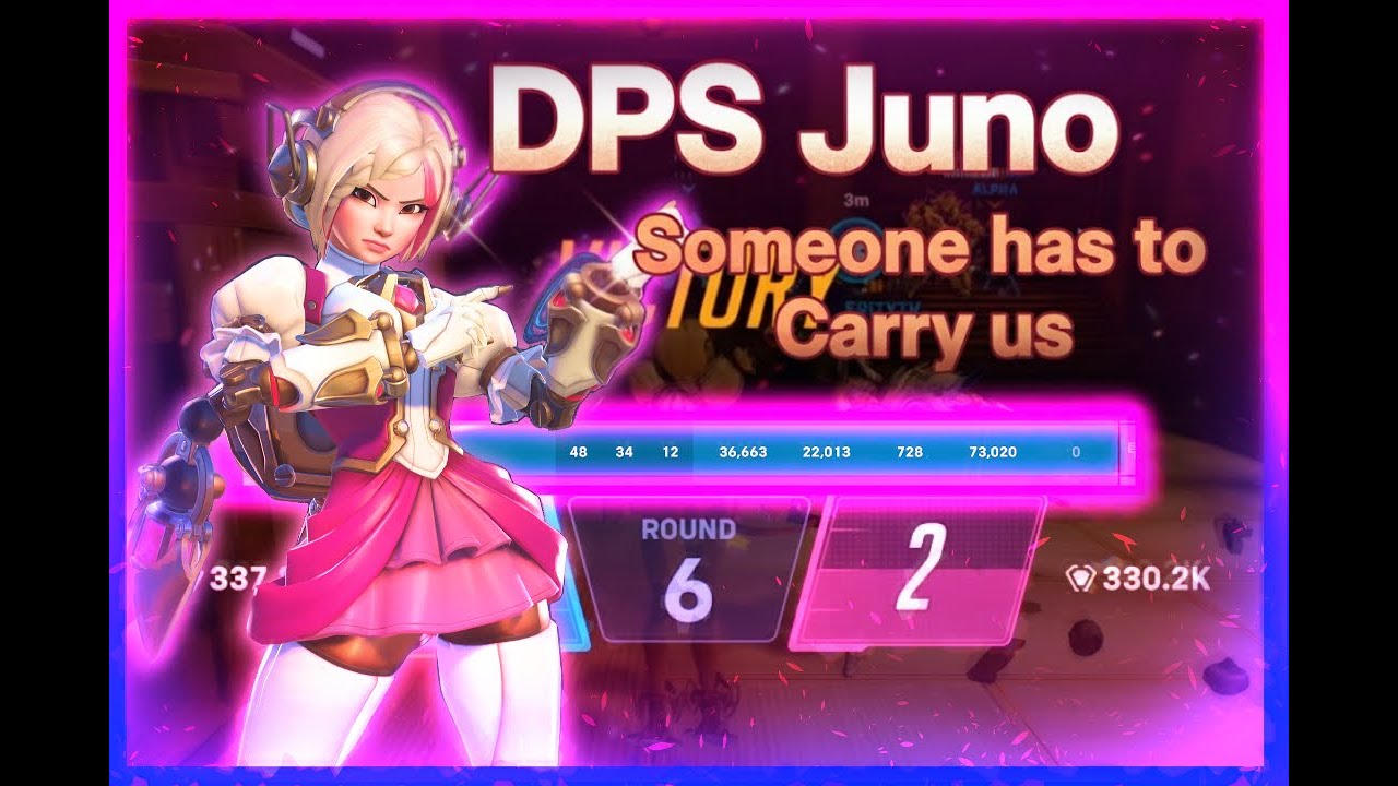 SOMEONE Has To Carry Us ꨄ︎ OW2 S20 Stadium Juno Gameplay