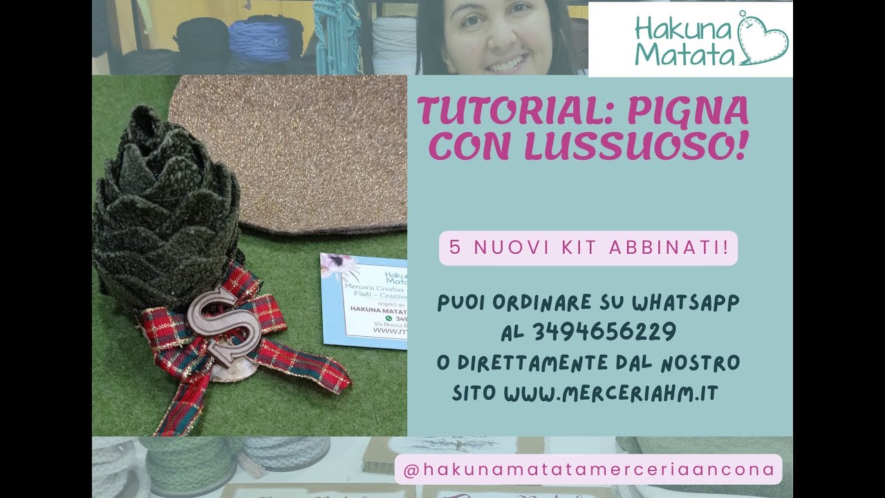 TUTORIAL: PIGNE CON LUSSUOSO tanti nuovi kit per voi !