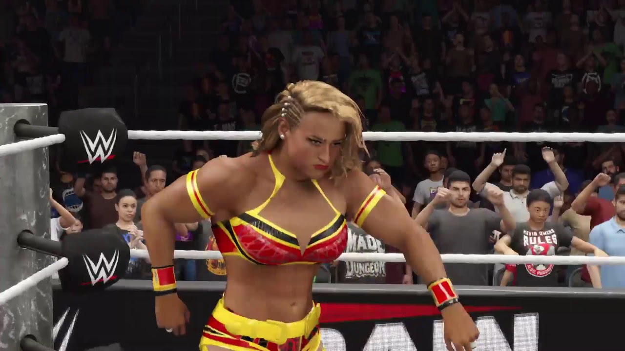 Wwe 2K25 RAW Maxxine dupri hosts an open challenge