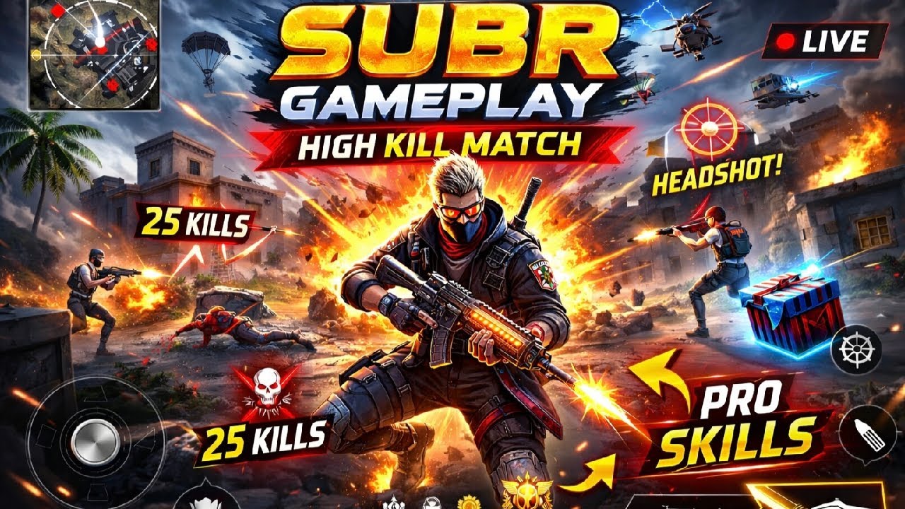 WELL PC 🔴 SUBR LIVE | OP Gameplay 😎 | Rank Push 🚀 | Hindi Gaming