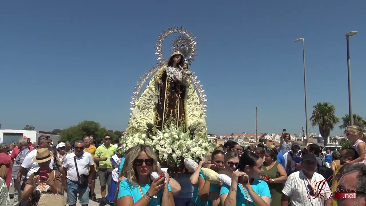 Embarque de la procesión marítima de la Virgen del Carmen de Gallineras | 4K | 2025