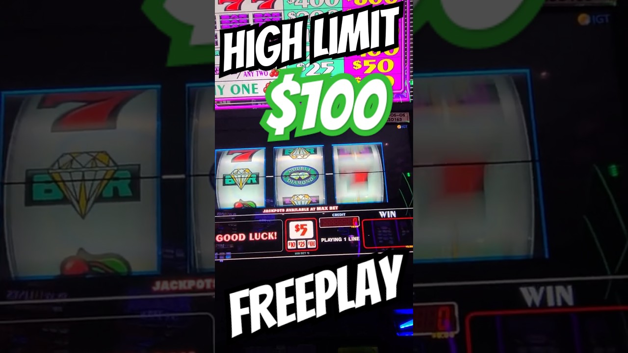 Double Diamond Deluxe 🎰 High Limit $5 Denom Slot Spins! $100 Free Play