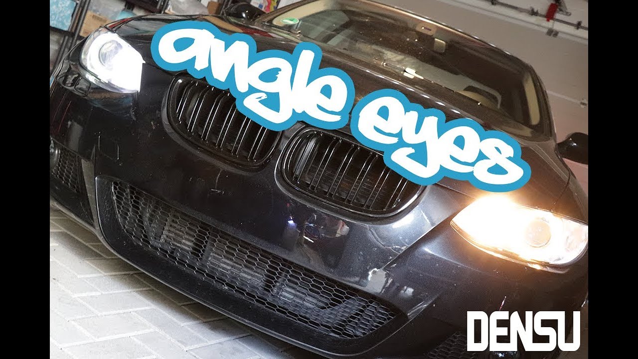 LED Angle Eyes für den 3er BMW E92 umbau auf kaltes Weiß #DENSU