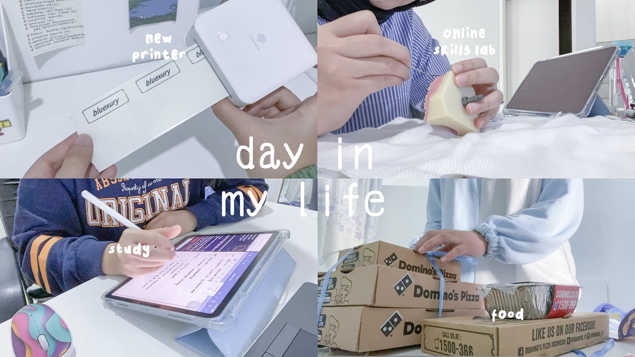 day in my life as dental student 🦷 online skills lab & goodbye semester 4 ft. phomemo mini printer✨