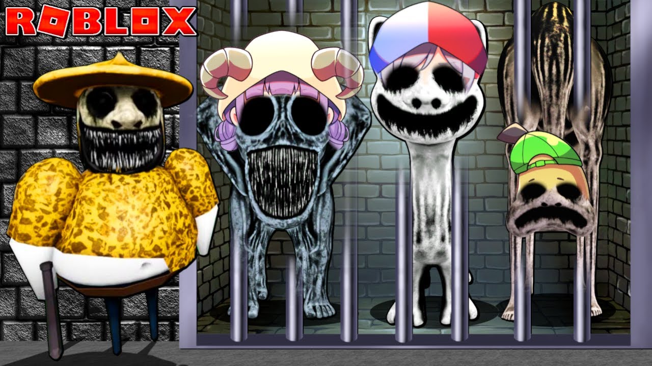 恐怖のバケモノ動物がいるズーノマリー刑務所から脱出するロブロック⁉️😱【ZOONOMALY / ROBLOX】ぽっぴんず
