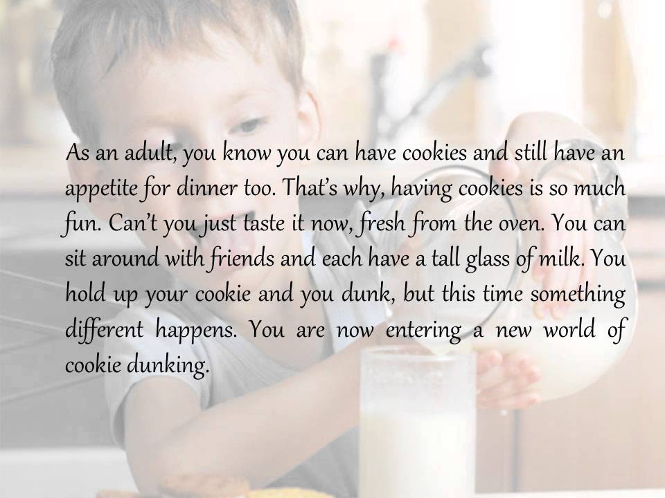 Nostalgia With Cookies and Milk