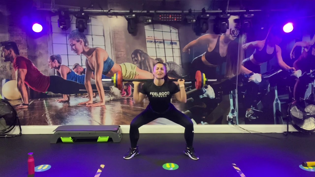 Total body tone, pumping bar with JoJo Burch @feelgoodfitness