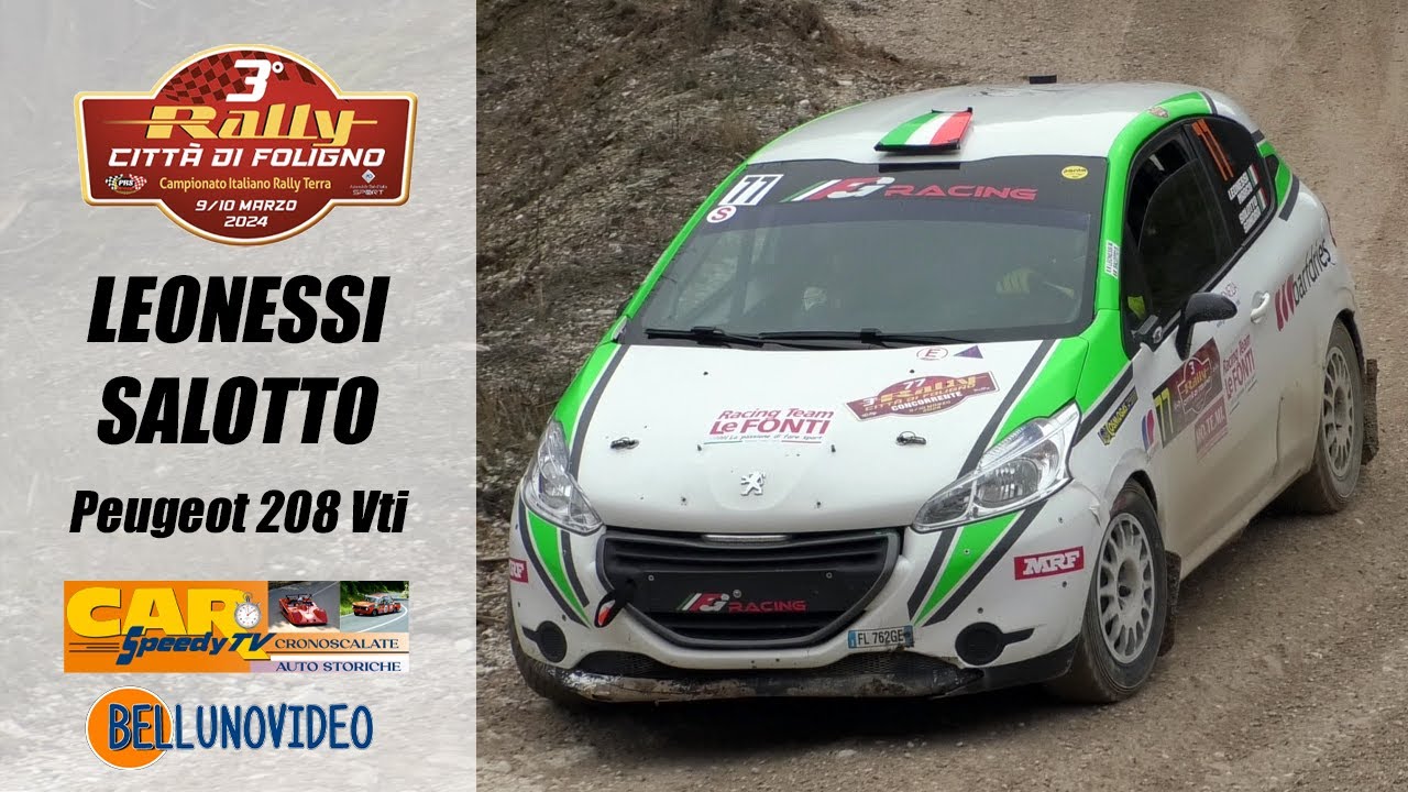 Rally città di Foligno 2024 || Marco Leonessi - Sandra Salotto || Peugeot 208 Vti