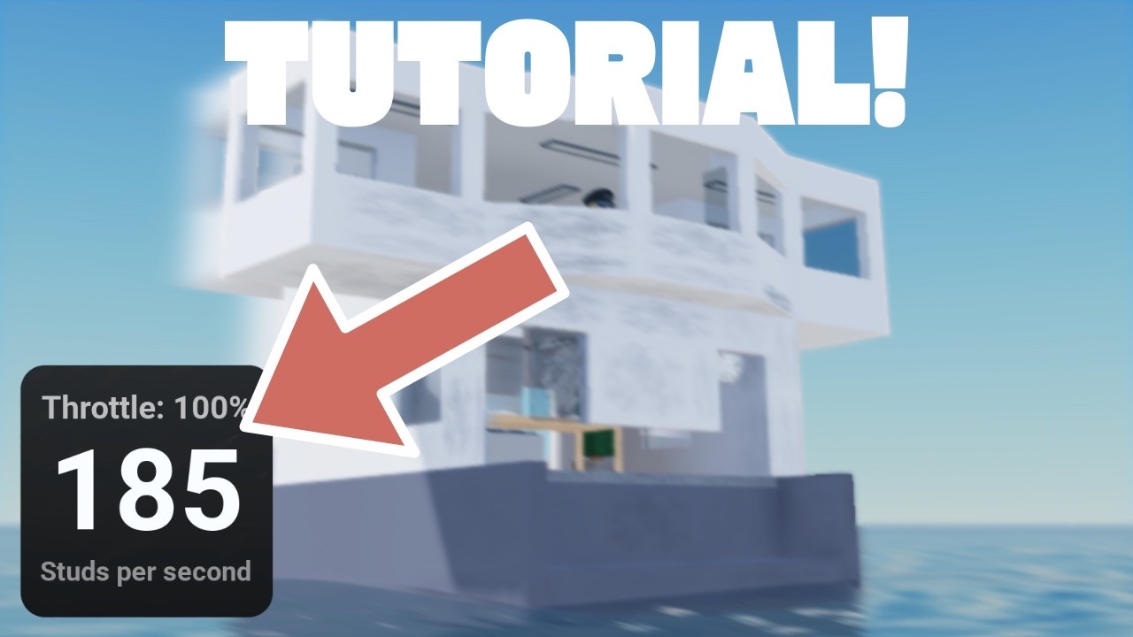 How To Go OVER 185 STUDS PER SECOND In Sail And Sink Simulator [Tutorial]