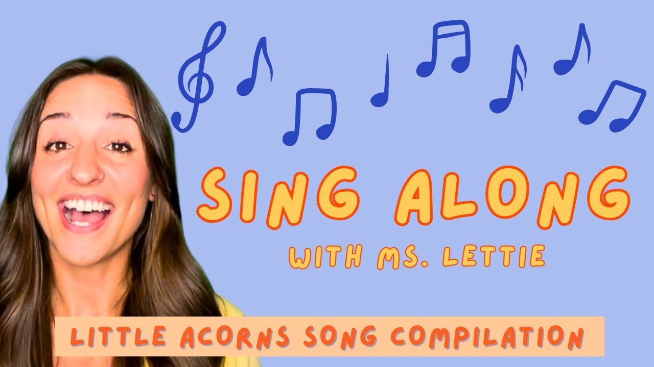 Christian Toddler Songs! Sing along to all the Little Acorns songs with Ms. Lettie!