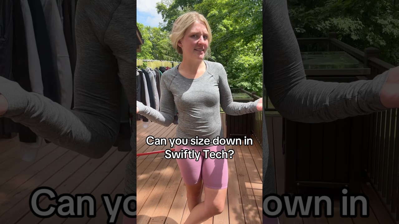 Can you size down in Swiftly Tech? #Vuori #Lululemon #AllysCloset  #nature #006