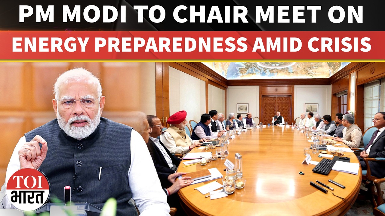Narendra Modi Chairs Key Meet On India&rsquo;s Energy Preparedness Amid Middle East Tensions