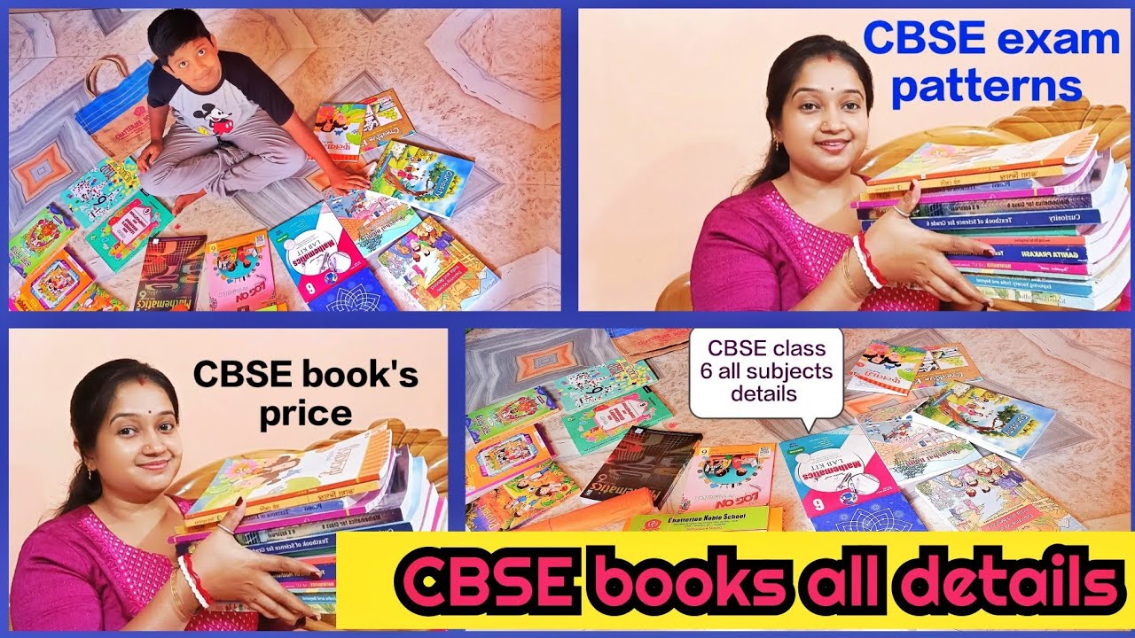 CBSE Books Details | CBSE class 6 all books details |CBSE class 6 booklist price details information