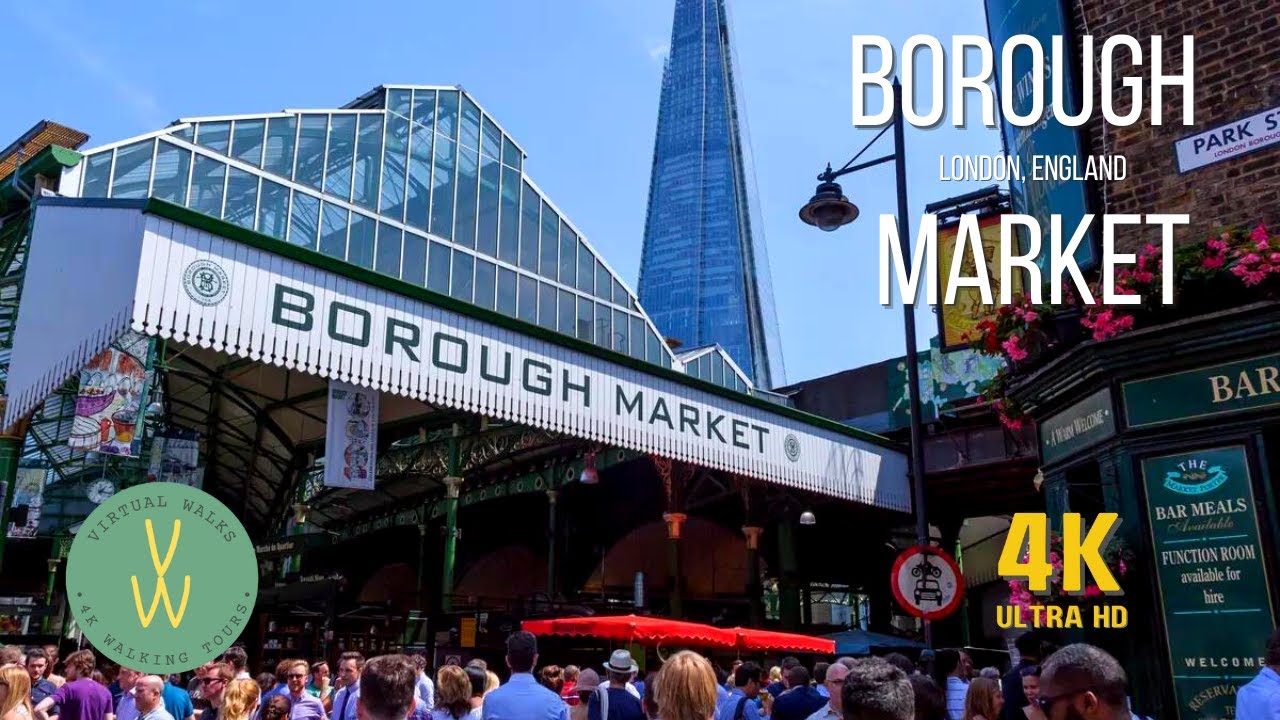 BOROUGH MARKET walking tour | November 2022 | LONDON England | City SOUNDS