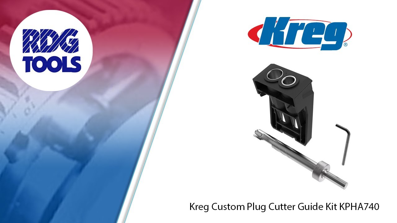 Kreg Custom Plug Cutter Guide Kit KPHA740 (RDG TOOLS)