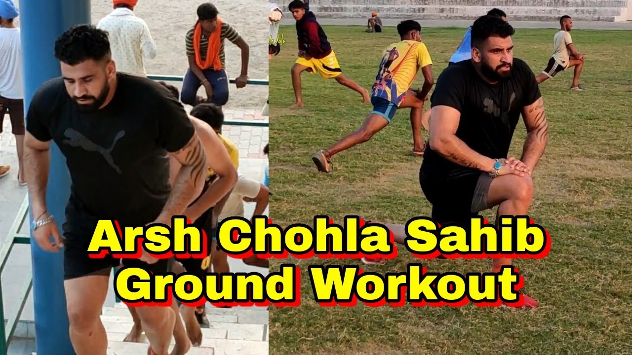 My 3rd Vlog With Arsh Chohla Sahib Ground Workout Part 1