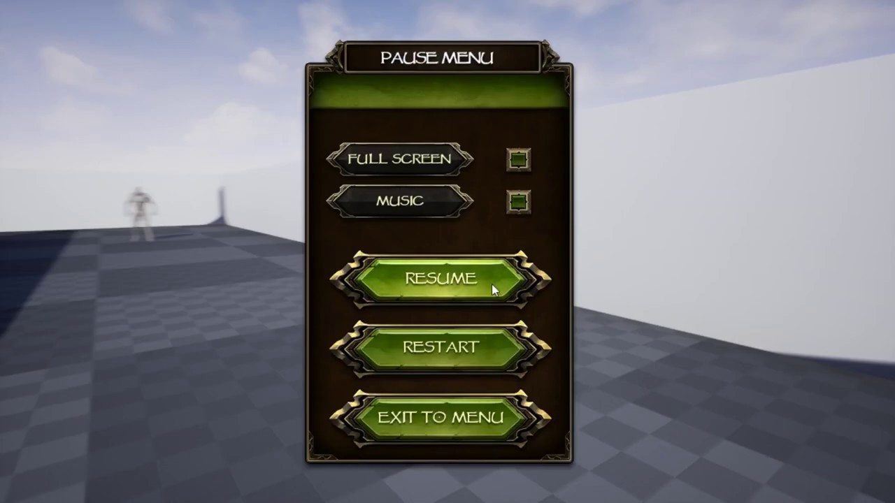 Final Year University User Interface Module- RPG/MMO character selection