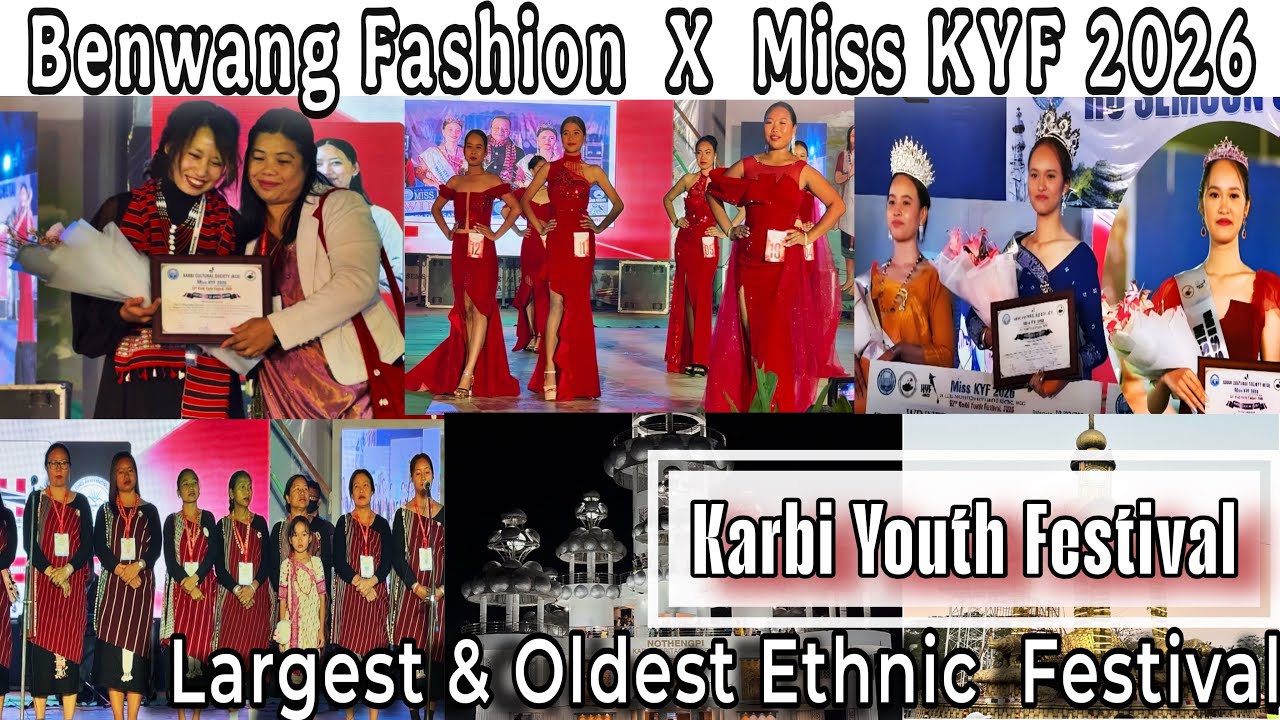 Exclusive design for Miss KYF Top 12 | Benwang Fashion at Karbi Youth Festival | Taralangso, Assam|