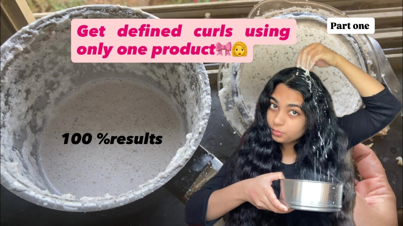 defined curls using only 1 product 🎀