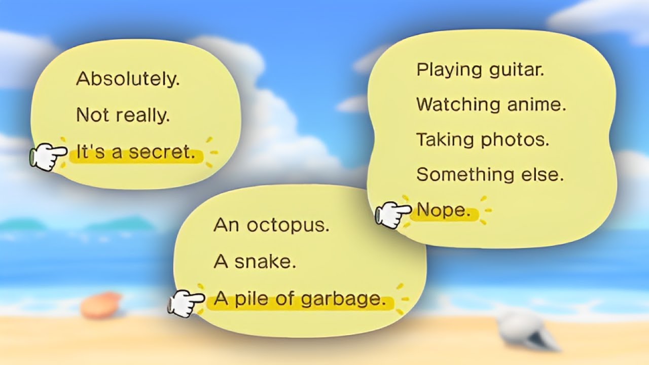 Don’t  Select the LAST ITEM... When Chatting With Your Villagers