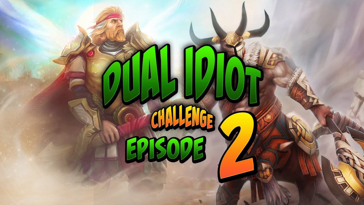 Dota 2 Dual Idiot Challenge Ep. 2 (SirActionSlacks PoV)