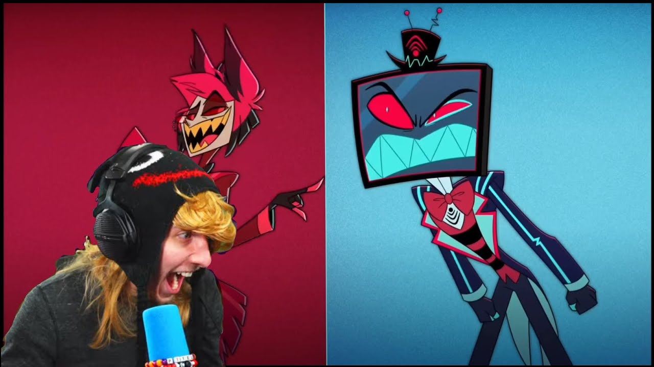 Kreekcraft listen to Hazbin Hotel song again. (Stayed Gone) (Skip to 0:53 for Kreek's reaction)