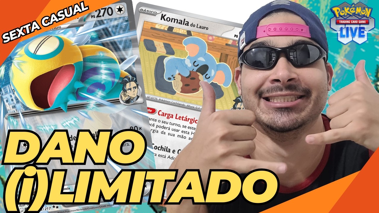 Tá com sorte? Chama o Lauro | Gameplay Pokémon TCG Live
