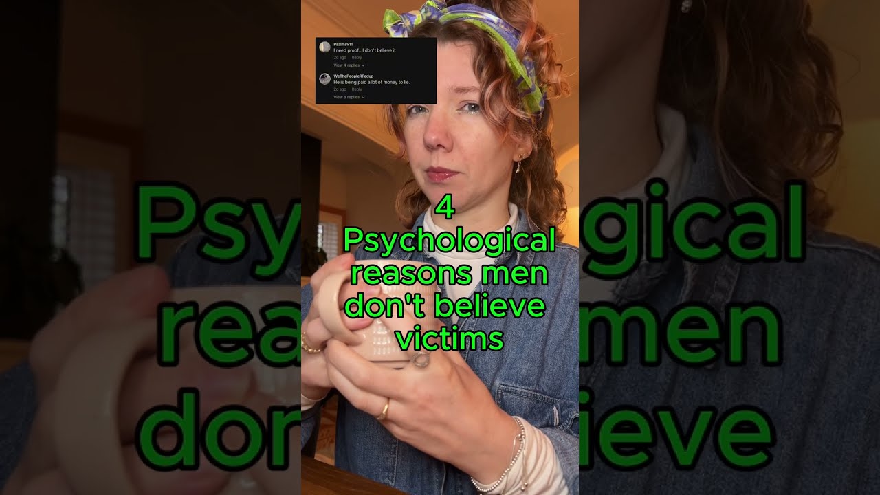 Part 1: Why don't men believe victims? #psychology #feminism #genderbias