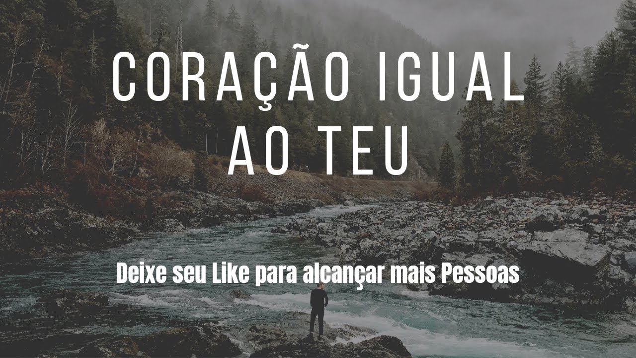 Fundo musical -  Coração igual ao teu | Diante do trono | Fundo musical para oração |