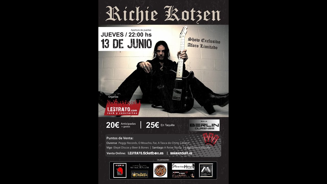 Richie Kotzen Sala Berlin Acoustic Show 2013 Lestrato Rock