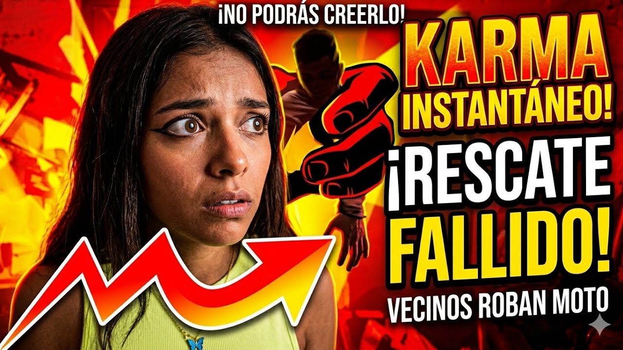 NO PODRÁS CREERLO! Vecinos roban moto y piden rescate, pero el KARMA los atrapa