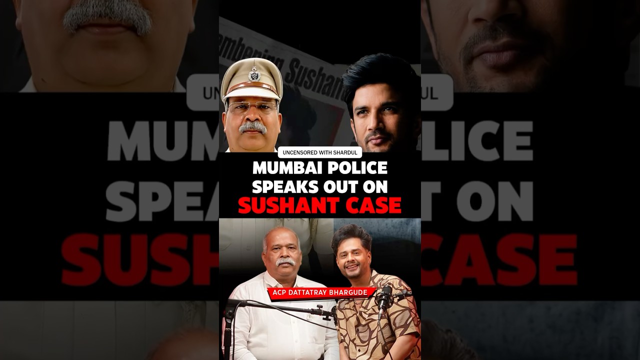 Sushant Singh Rajput Case | True Details By Mumbai Police ACP  #ssr  #SushantCase #shaardulogy