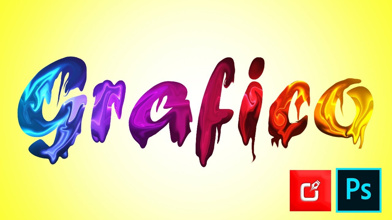 ✔️ Cómo CREAR Letras en PHOTOSHOP ▌ Pintura❓ ▶ MÉTODO RAPIDO ⬱