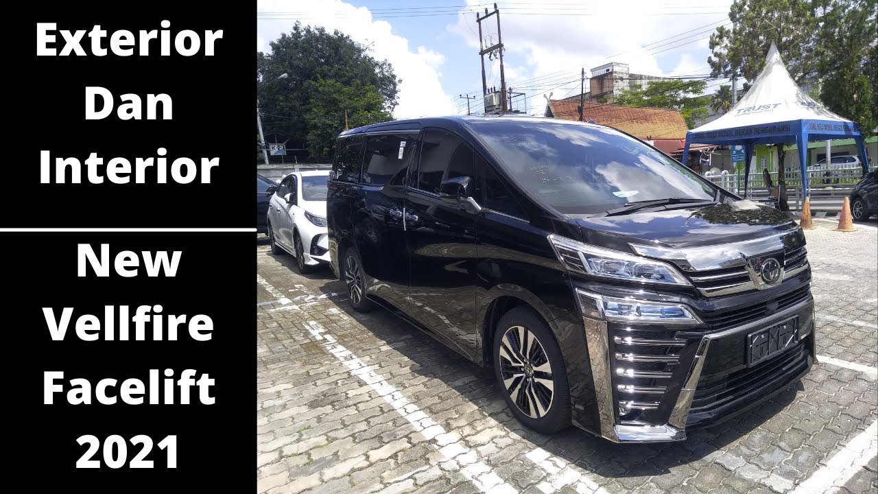 Vellfire Facelift 2021 Indonesia || Black || Exterior dan Interior