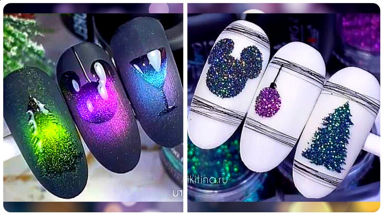 Best Christmas Nail Art Designs 🎄  18 Trendy DIY Nail Art Compilation for Short and Long Nails
