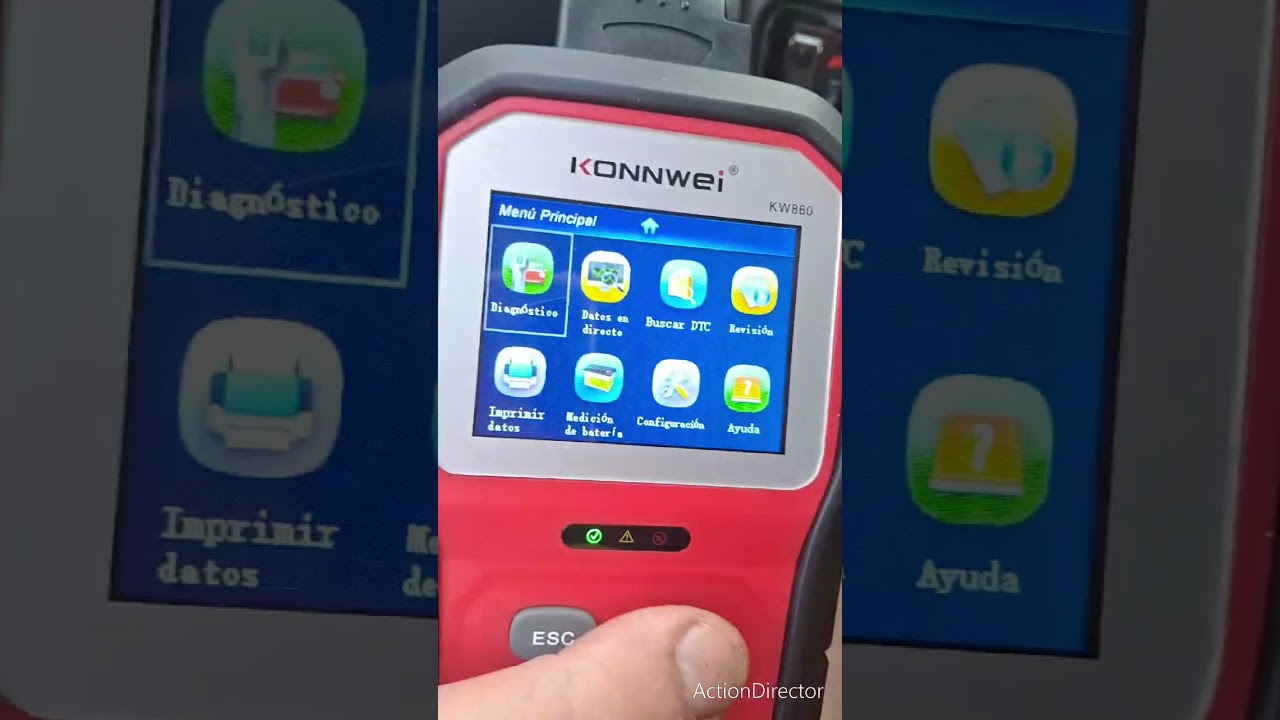 #Unboxing y pruebas de Escaner OBD II Konwei KW860
