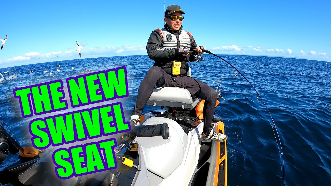Latest Sea-Doo swivel chair fishing action on the new FISHPRO Trophy
