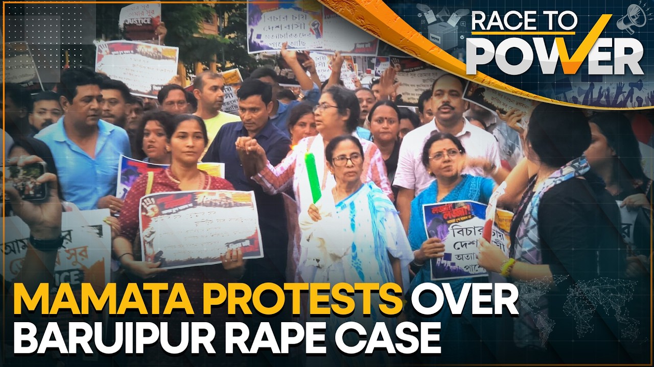 West Bengal's Former CM Mamata Banerjee Holds Protest Rally, Accuses BJP of Disruptions | WION