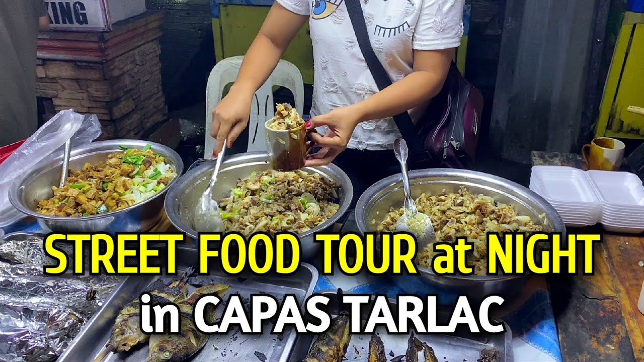 Night Walk & Local Street Food at CAPAS MARKET | FILIPINO STREET FOOD in Capas Tarlac, Philippines