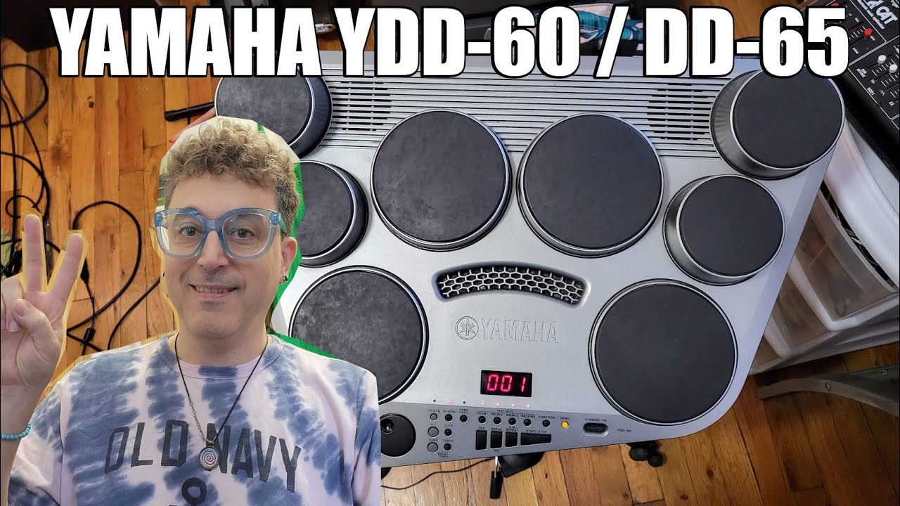 Yamaha YDD-60 / DD-65 Tabletop Electronic Drums - Vintage Tech Review #12