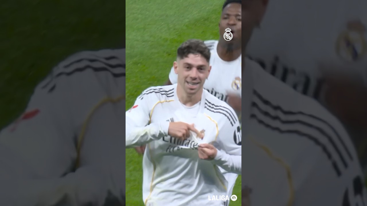 🇺🇾 Fede #Valverde, ladies and gentlemen. #RealMadrid #LaLigaHighlights