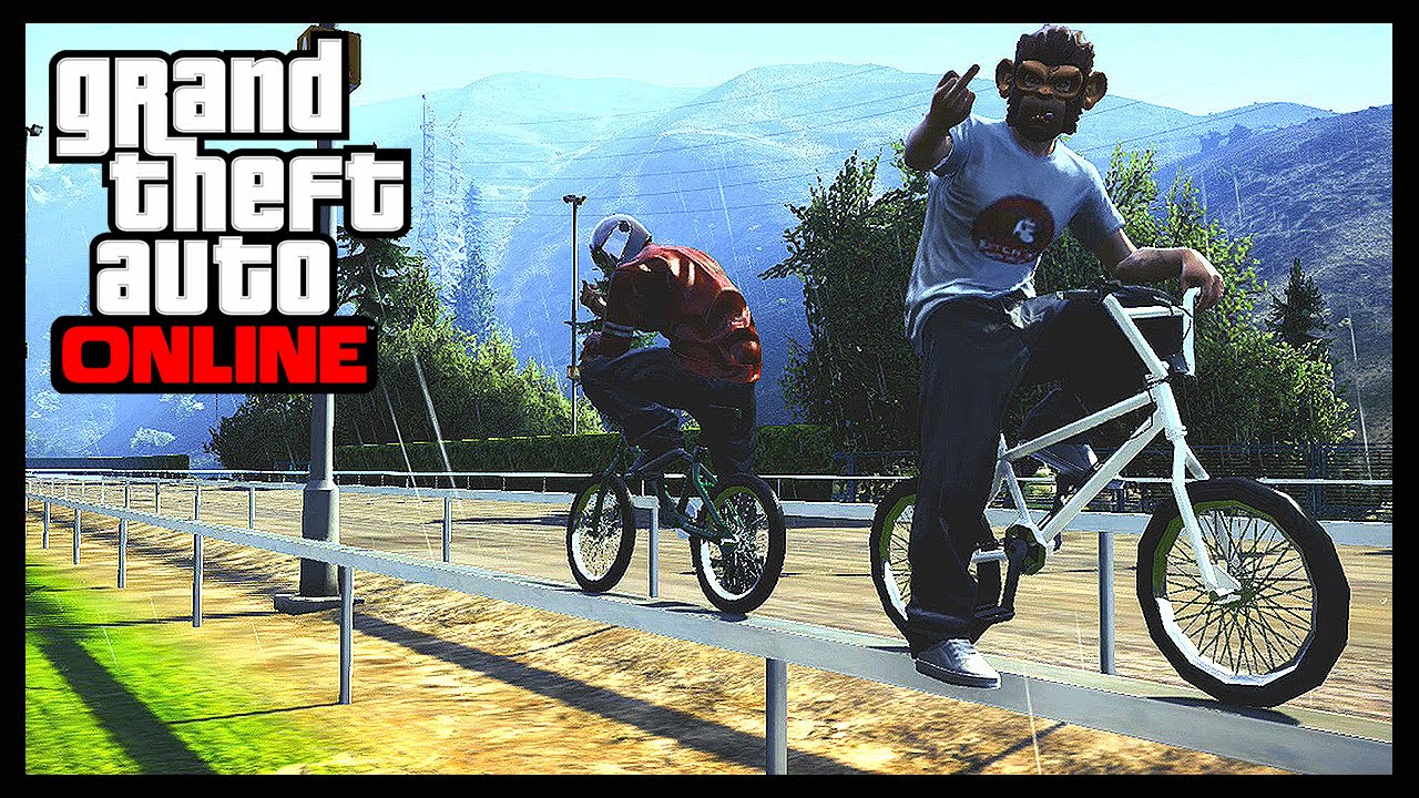 GTA 5 Epic BMX tricks montage #12 ( In The Zone bmx crew )