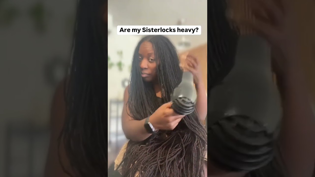 Are my butt length #sisterlocks heavy??