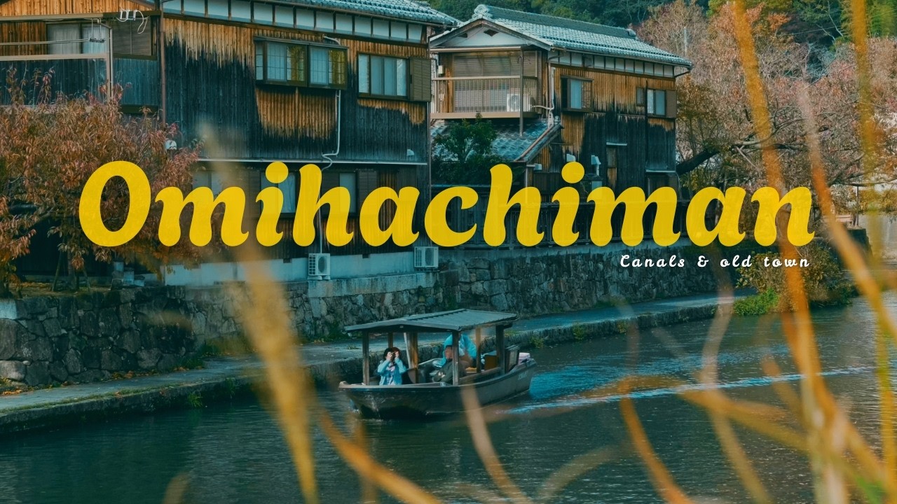 Japan Vlog – A Day in Omihachiman (Canals, Old Streets & La Collina)