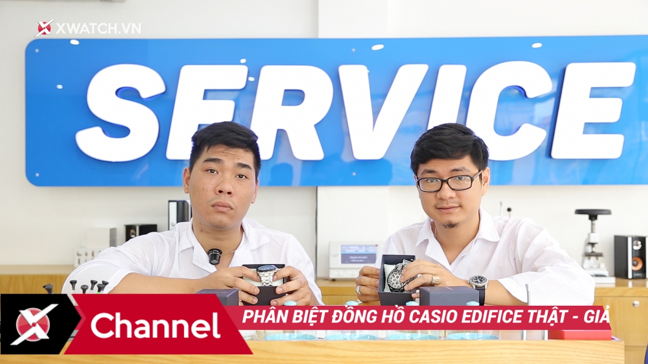 Phân biệt đồng hồ Casio Edifice THẬT - GIẢ