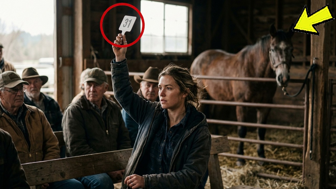 No One Bid on Her Father’s Last Horse… Until She Raised Her Hand
