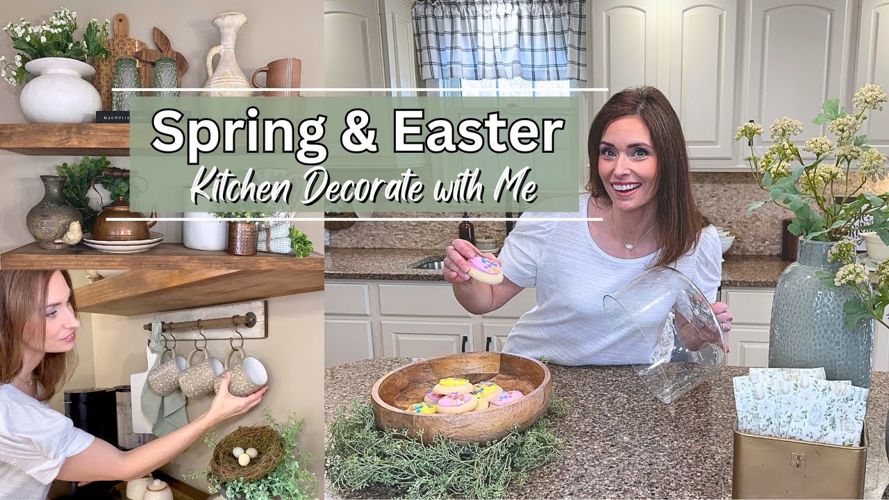 NEW Kitchen Spring & Easter Decorate with Me | Spring Decorating Inspiration 2025